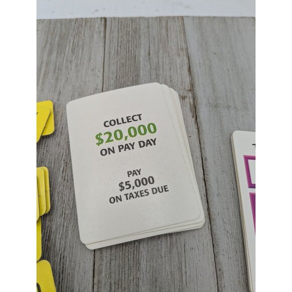 The Game of Life Replacement Parts Stock House Salary Career Cards, Life Tokens - Picture 8 of 11